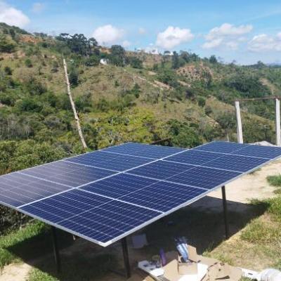 Ecuador irrigation solar system 