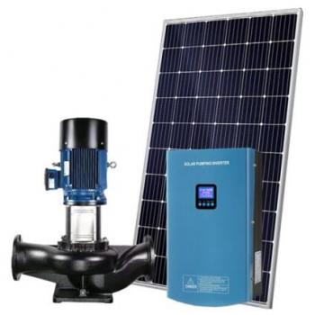 Solar centrifugal boost  pump 